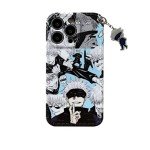 Satoru Gojo Anime Phone Case with Keychain