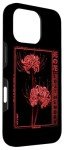 Japanese Spider Lily Anime Aesthetic iPhone 16 Pro Case