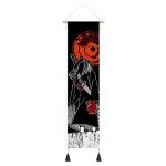 Anime Character Canvas Wall Art with Tassels