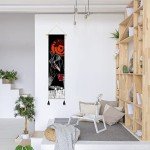 Anime Character Canvas Wall Art with Tassels