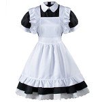 Anime Lolita French Maid Costume Set - Black 2XL