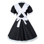 Anime Lolita French Maid Costume Set - Black 2XL