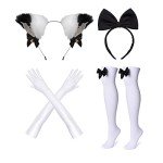 Anime Lolita French Maid Costume Set - Black 2XL