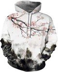 3D Graphic Anime Hoodie - Multicolor Unisex Pullover