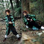 Rengoku Kamado Zenitsu Giyuu Cosplay Kimono Outfit