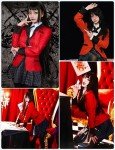 Yumeko Jabami Anime Cosplay School Uniform Set