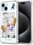 Anime-Inspired iPhone 15 Clear Case with Protection
