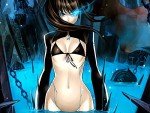 Black Rock Shooter Mato Kuroi Anime Art Poster