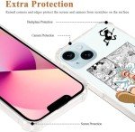 Anime-Inspired iPhone 15 Clear Case with Protection
