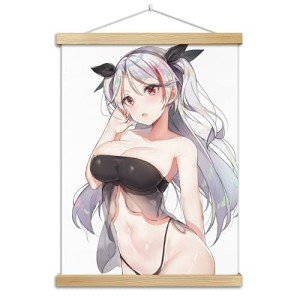 Cute Anime Girls Canvas Art - 12"x16" Poster