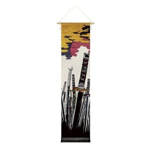 Anime Samurai Sword Canvas Wall Art Tapestry