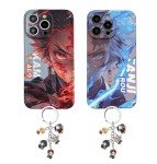 Anime Phone Case for iPhone 14/15 with Keychain
