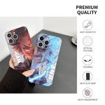 Anime Phone Case for iPhone 14/15 with Keychain