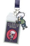 Kakashi Badge Holder with Rubber Pendant & Sticker