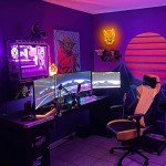 Hannya Mask Neon Sign - Anime Room Decor