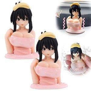 Kawaii Shake Shake Girl Car Dashboard Decor