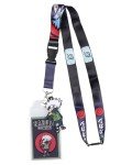 Kakashi Badge Holder with Rubber Pendant & Sticker