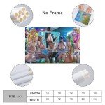 Anime Sexy Girl Canvas Art Poster 12x18 inch