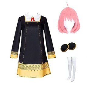 Anime Cosplay Costume with Wig for Parties