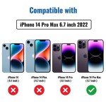 NEEPART iPhone 14 Pro Max Privacy Screen Protectors