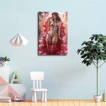 Anime Aerith Red Dress Wall Art Poster Print