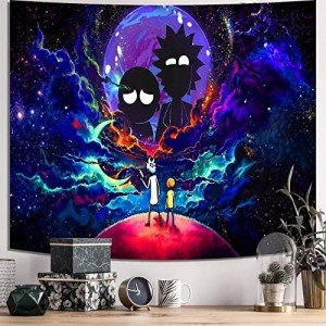 Cool Anime Space Wall Tapestry for Bedrooms