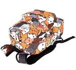 Cute Anime Cat Canvas Backpack for Everyday Use