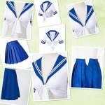 Anime Schoolgirl Sailor Uniform Set Plus Size