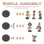6 PCS Anime Action Figure Set for Kids