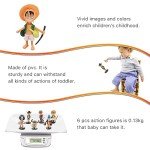 6 PCS Anime Action Figure Set for Kids