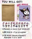 Cute Anime Poster Set - 12 Kawaii Prints