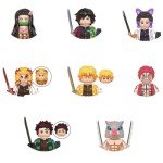 8PCS Anime Mini Action Figures Building Blocks Set