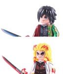 8PCS Anime Mini Action Figures Building Blocks Set