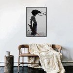 Afro Samurai Canvas Wall Art - 12x16 Inch