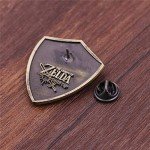 Hylian Shield Enamel Pin - 1.5" Brooch