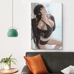 Anime Sexy Girl Waifu Canvas Wall Art Poster