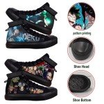 MHA High-Top Sneakers with Deku & Bakugou Designs