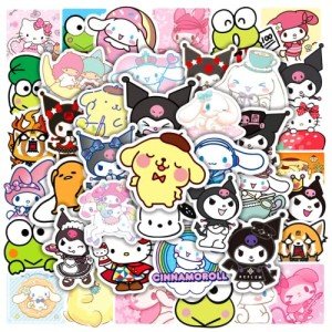 Kawaii Anime Sticker Pack - 50 Vinyl Designs