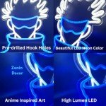 Gojo LED Wall Art - Zenin Decor for Anime Lovers