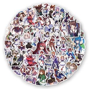 50PCS Cute Anime Derby Stickers for Fun Gear