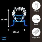 Gojo LED Wall Art - Zenin Decor for Anime Lovers