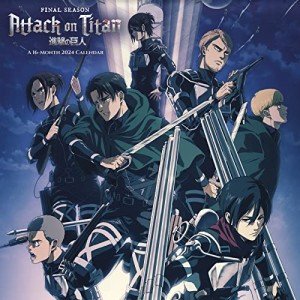 2024 Attack on Titan Wall Calendar Art