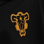 Men’s Black Hooded Cloak Cape with Headband