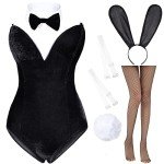 AiMiNa Women's Bunny Costume Cosplay Set
