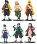 Anime Slayer Action Figure Set - 6 PCS Collection