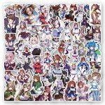 50PCS Cute Anime Derby Stickers for Fun Gear