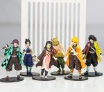 Anime Slayer Action Figure Set - 6 PCS Collection