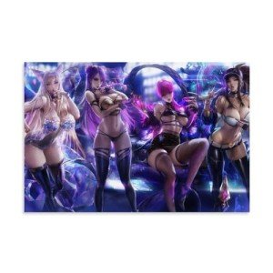 KDA Legends Anime Wall Art Poster – 90s Style