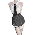 SINGUYUN Women's Sexy Teacher Cosplay Costume Set