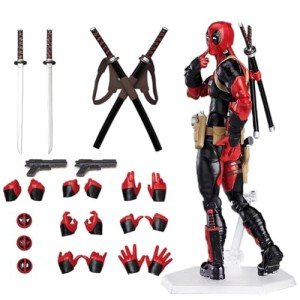 ZKTSRY Anime Action Figure with Swappable Faces
